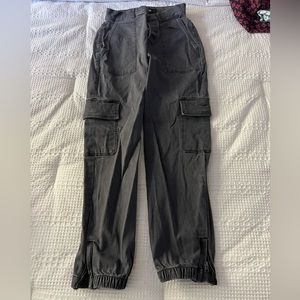 Black cargo pants